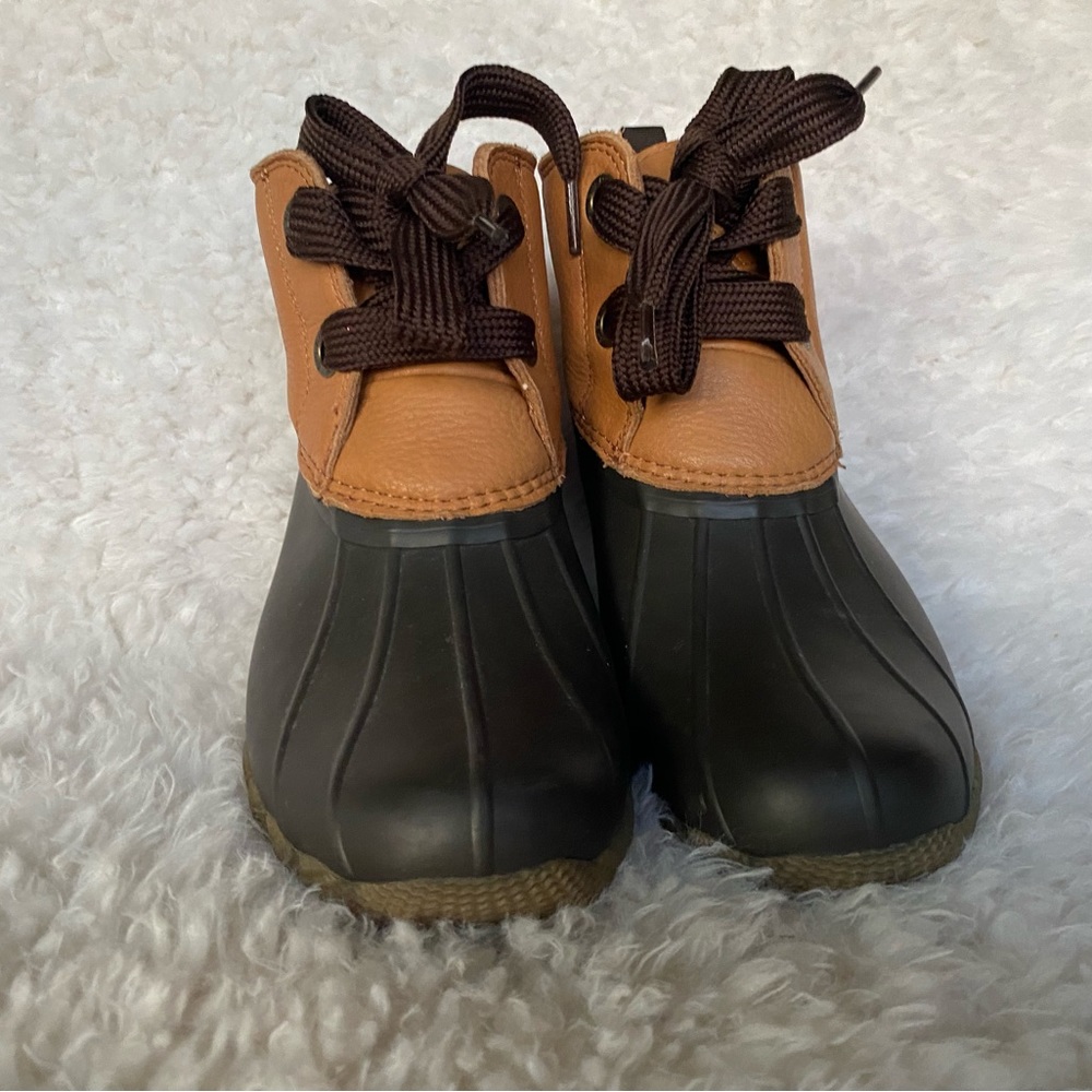 Sperry Duck Boots Women’s 7 Brown